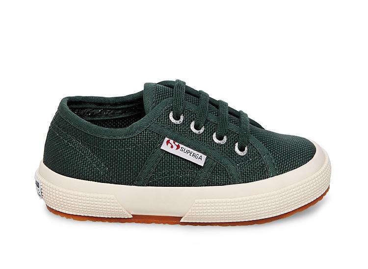 Superga 2750 Jcot Classic Forest Green - Kids Superga Shoes